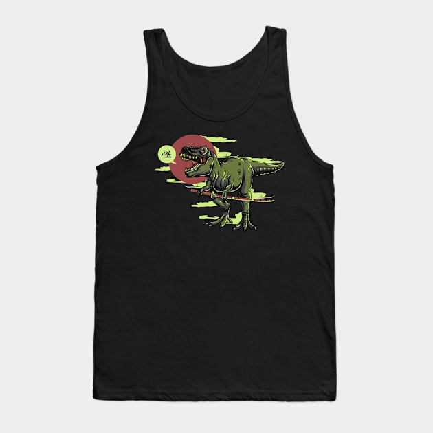 Dinosaur Ninja design Tank Top by Ch4rg3r